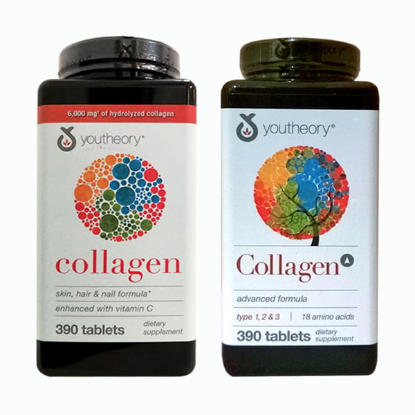 Viên uống Collagen youtheory 390 viên của Mỹ Advanced Formula (mẫu mới)