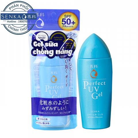 Gel sữa chống nắng Senka Perfect UV Gel SPF50+/PA++++ (80g)